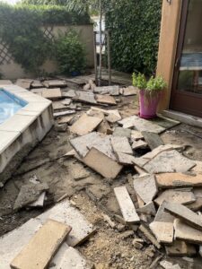 Pose d’un gazon synthétique 40 mm sur L’isles sur la Sorgue